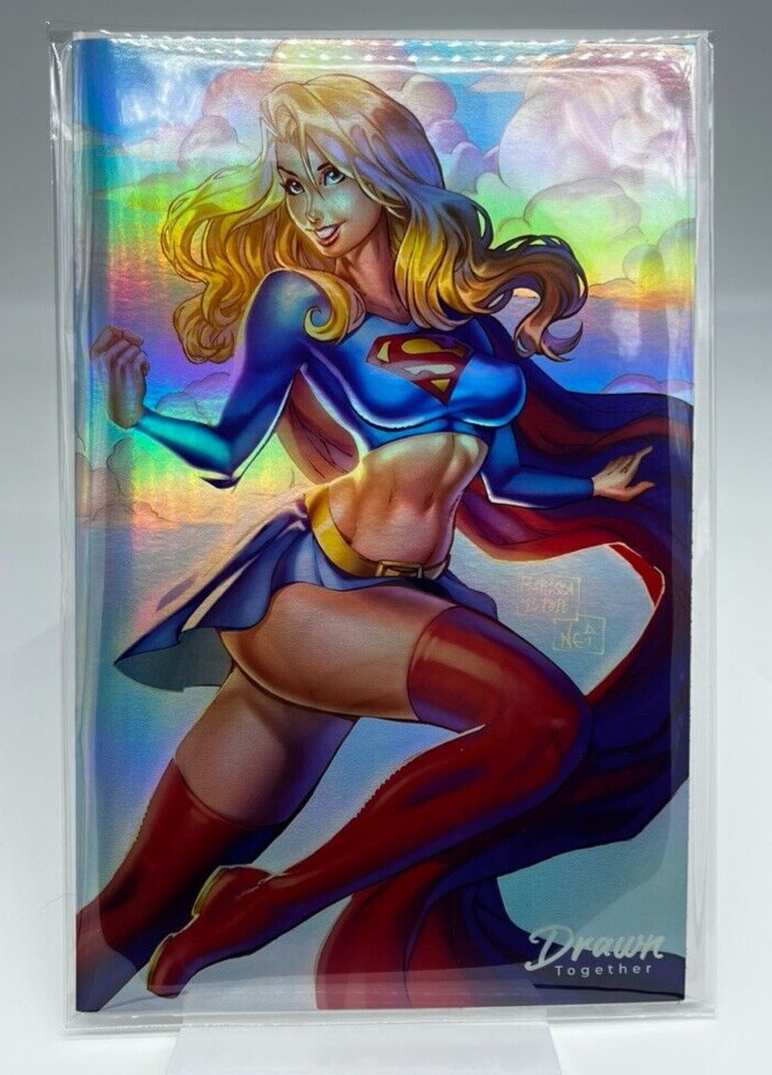 DRAWN TOGETHER SUPERGIRL MIKE DEBALFO MARISSA POPE FOIL LIMITED EDITION 10 COPYS