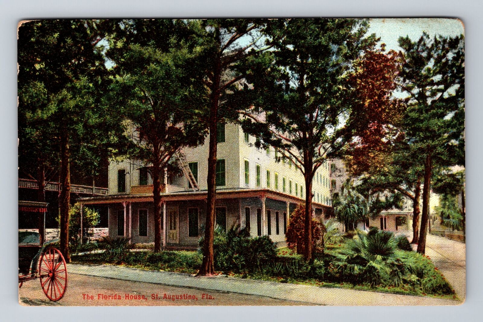 St Augustine FL-Florida, The Florida House, Antique, Vintage Postcard