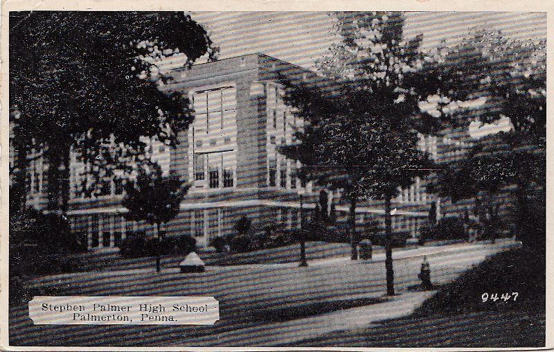 Postcard Stephen Palmer High School Palmerton PA