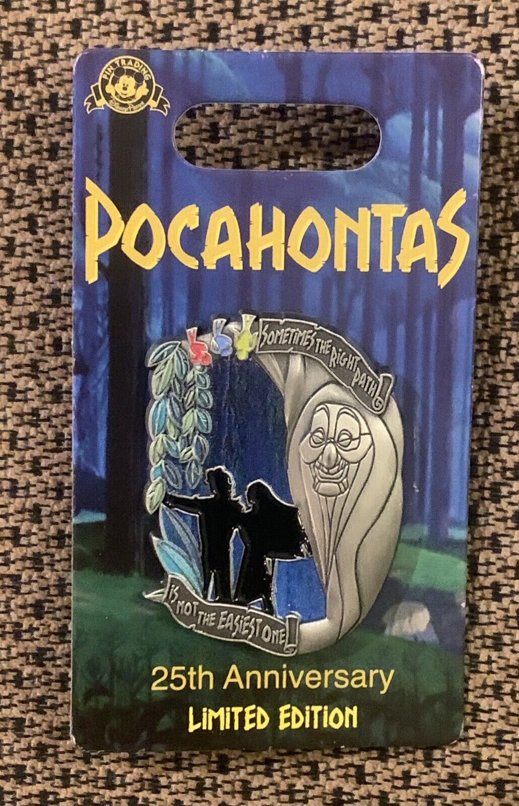 Disney Pocahontas 25th Anniversary Grandmother Willow Tree Pin LE 3500