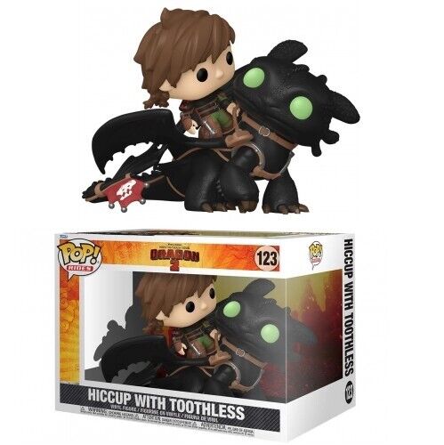 How to Train Your Dragon 2 Hiccup with Toothless Deluxe Funko Pop Ride #123