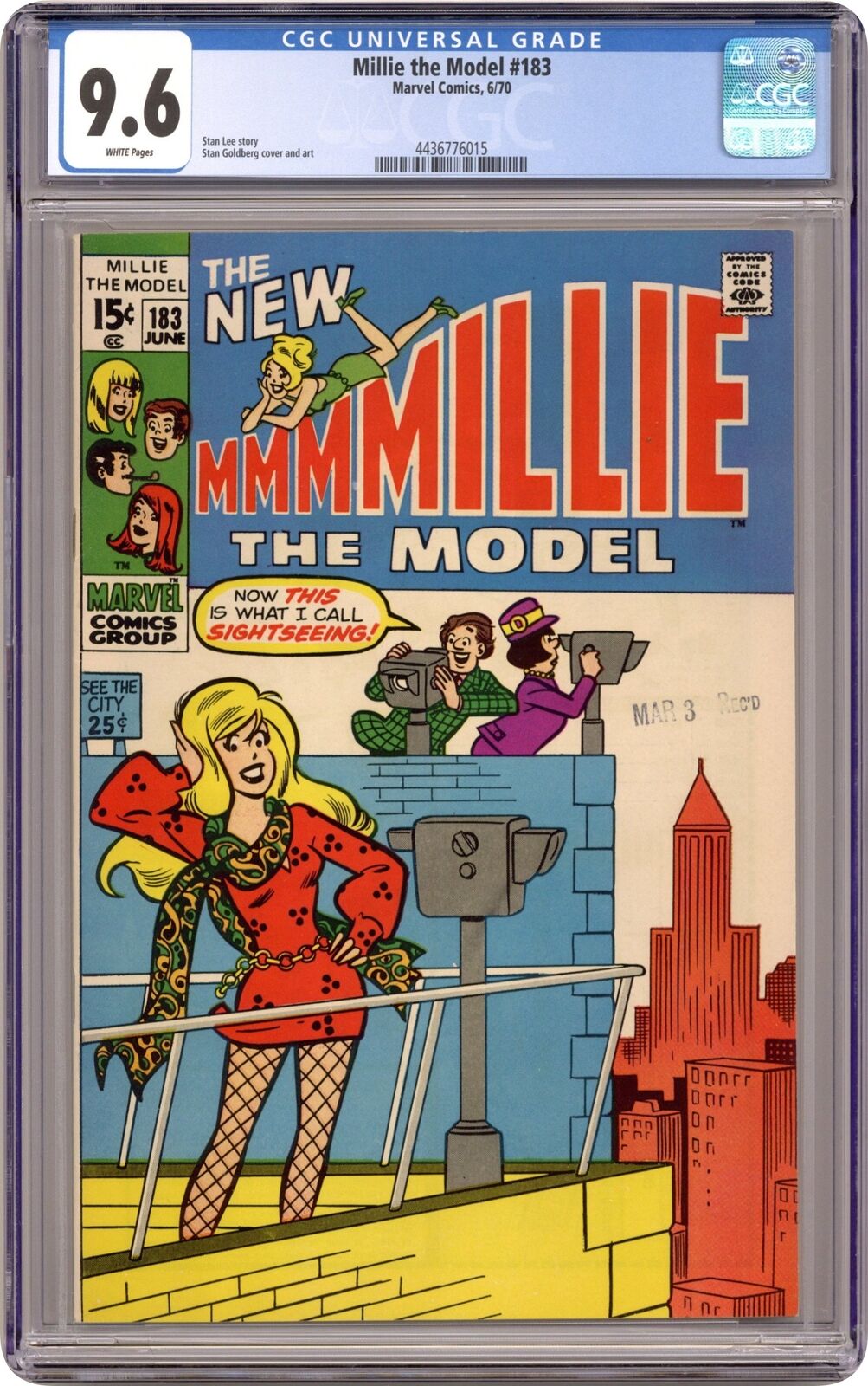 Millie the Model #183 CGC 9.6 1970 4436776015