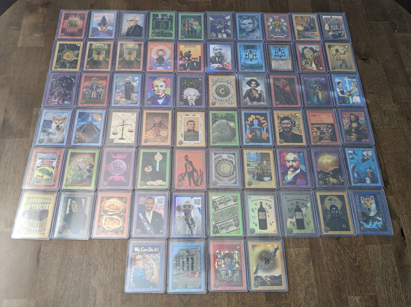 Cardsmiths Currency Series 2 Complete 64-Card HOLOFOIL Top Loaded Set 