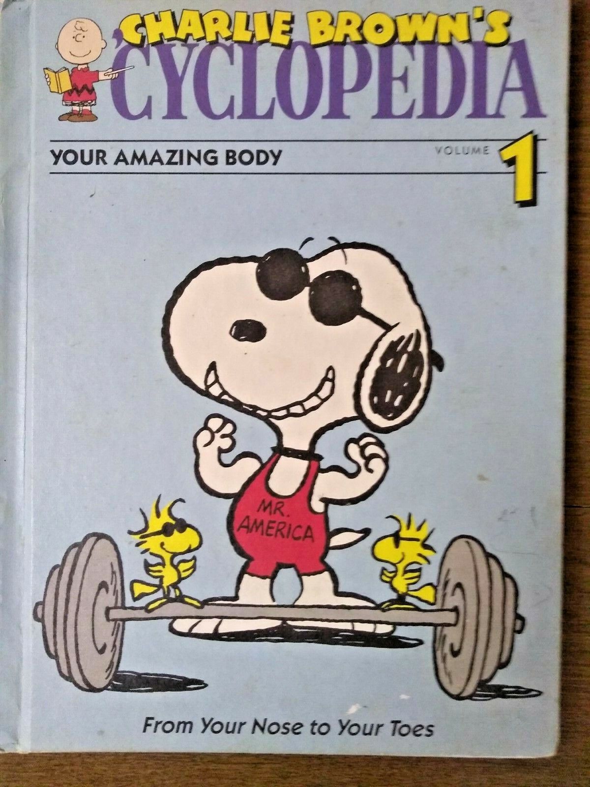Charlie Brown\'s ‘Cyclopedia YOUR AMAZING BODY vol 1, 1990 Children’s Biology