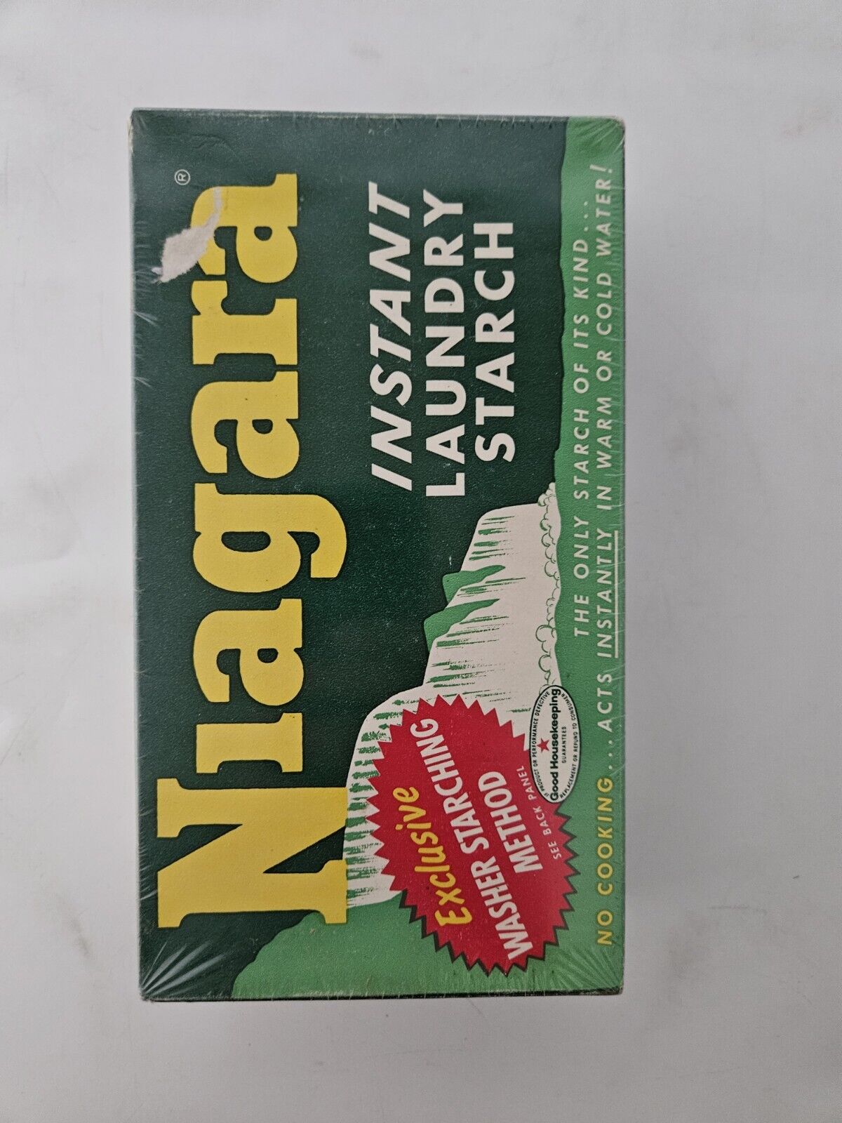 Vtg Prop NIAGARA INSTANT LAUNDRY SOAP Powder 1960\'s Era Sealed Box