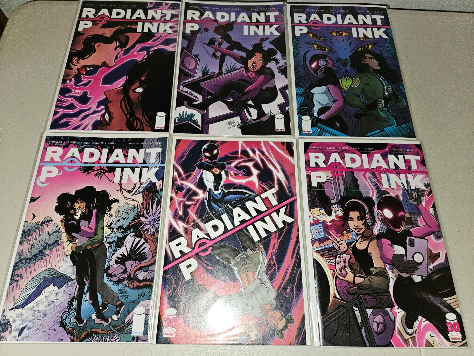Radiant Pink #1-5 + Puchkors Exclusive Variant (Lot of 6) ~ Massive-verse (2022)