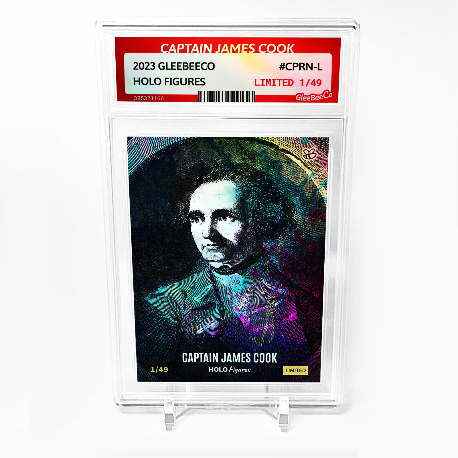 CAPTAIN JAMES COOK Card 2023 GleeBeeCo Holo Figures Slabbed #CPRN-L Only /49