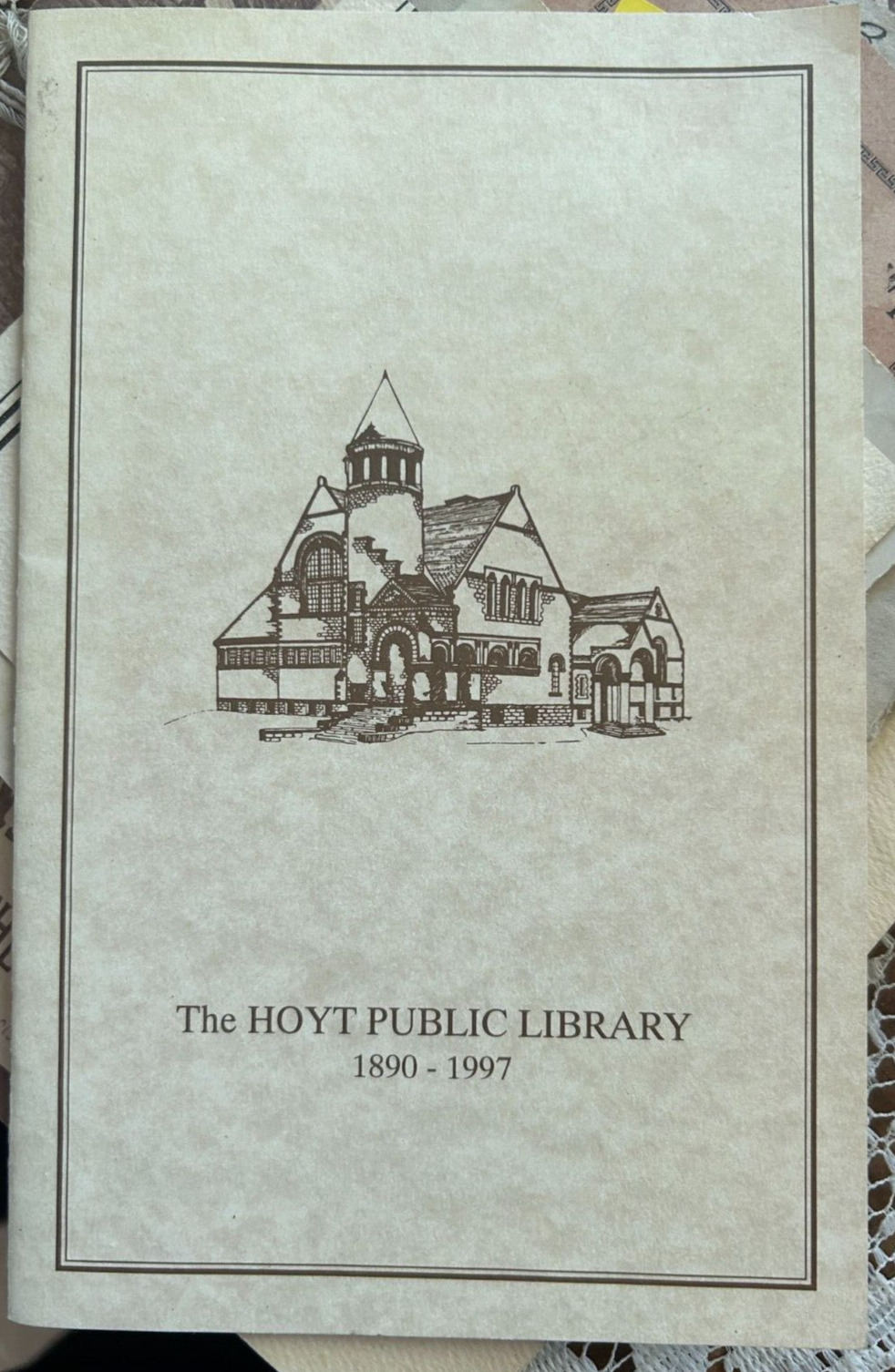 VINTAGE 1890 - 1997 HOYT LIBRARY SAGINAW MICHIGAN HISTORICAL BOOKLET
