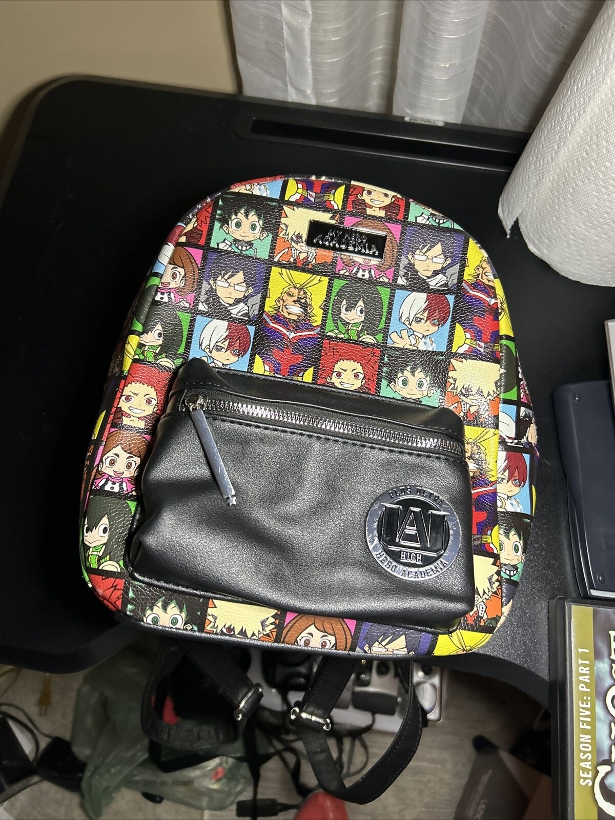 Bioworld My Hero Academia Chibi Grid Mini Backpack: Premium Collectible Bag