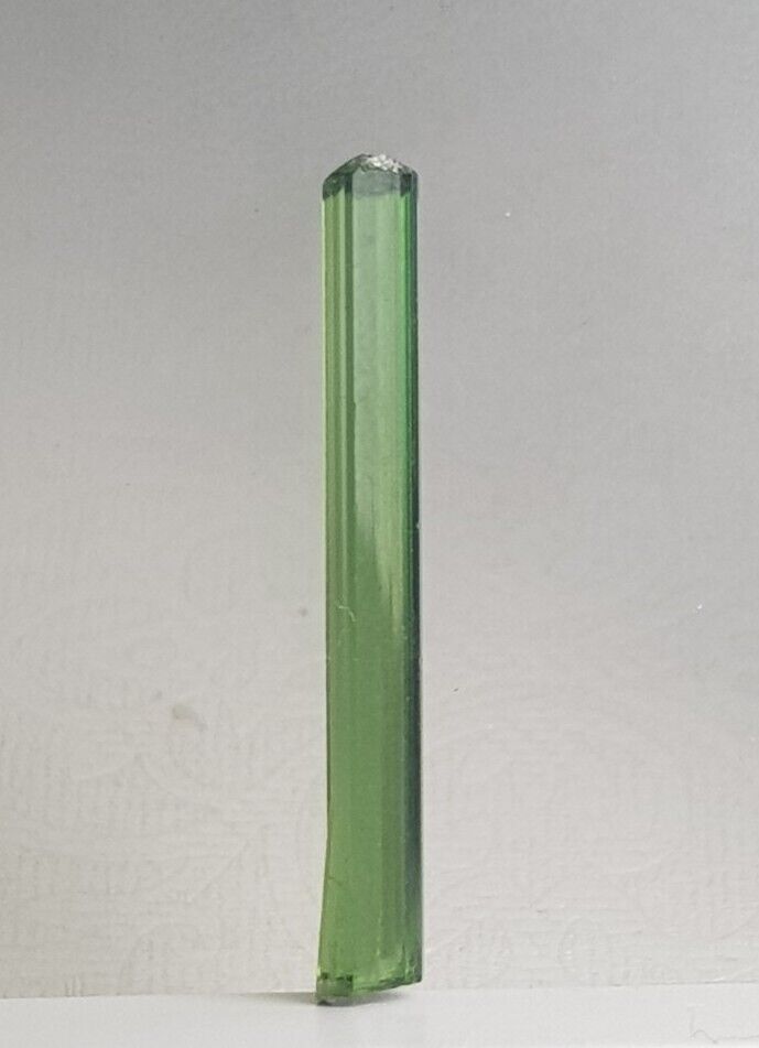 2.20Ct Beautiful Natural Green Color Tourmaline Crystal From Afghanistan 