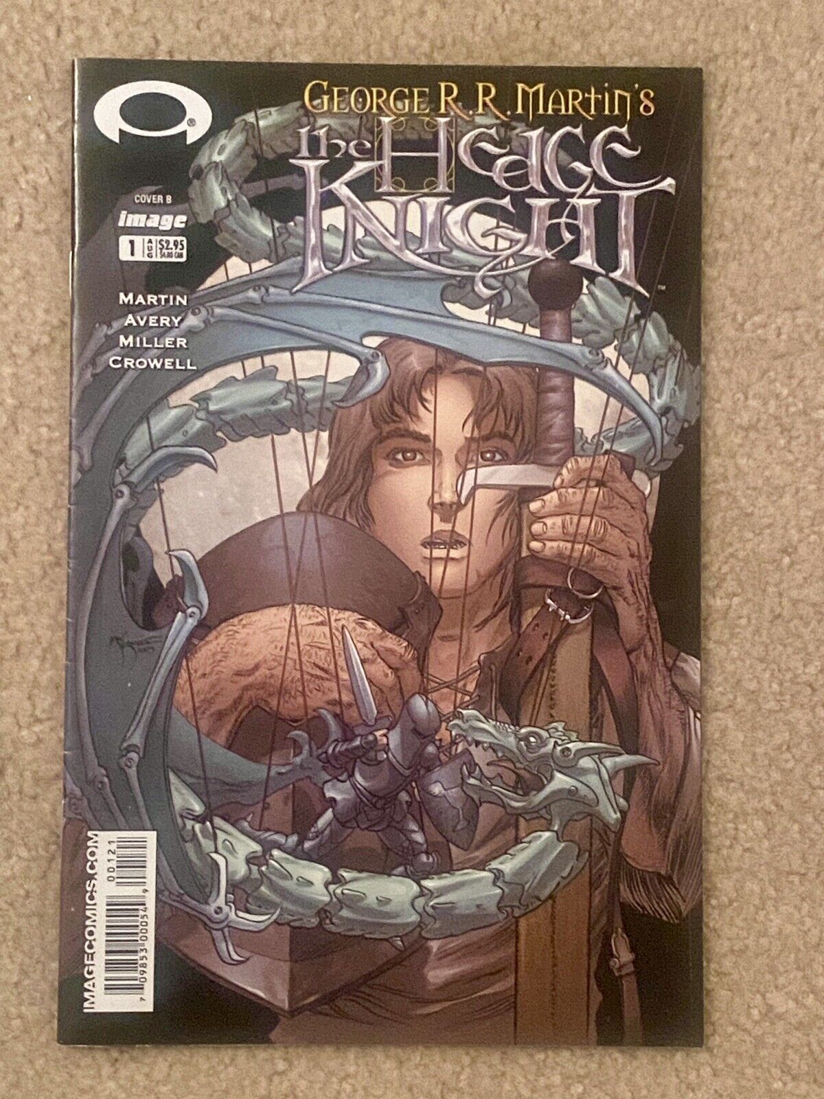 The Hedge Knight #1B, 1st Dunk & Egg, HBO Prequel Game Of Thrones, 2003, Comic