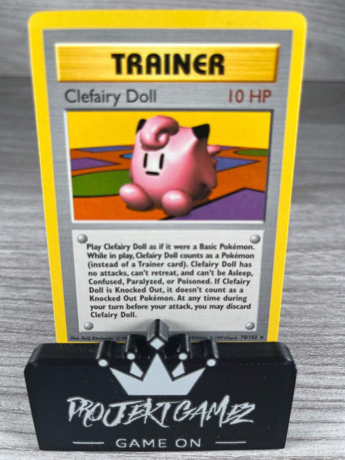 Clefairy Doll Shadowless Rare 70/102 Base Set Pokemon Trading Card TCG WOTC