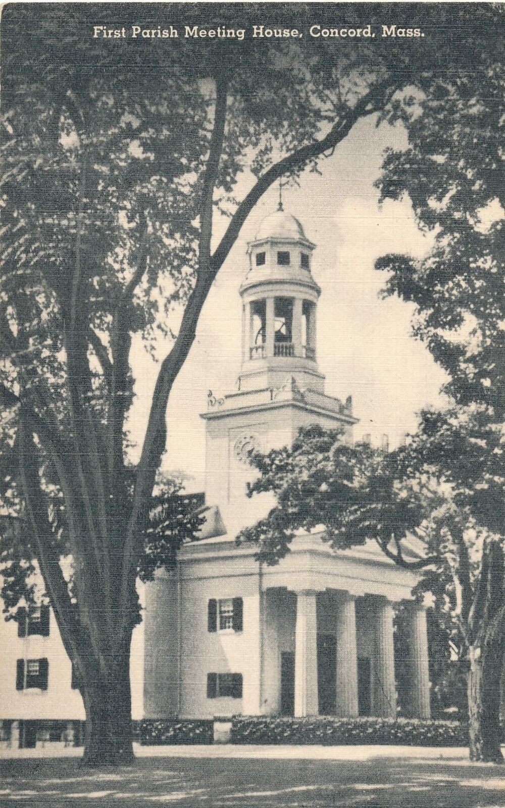 CONCORD MA – First Parish Meeting House - 1950
