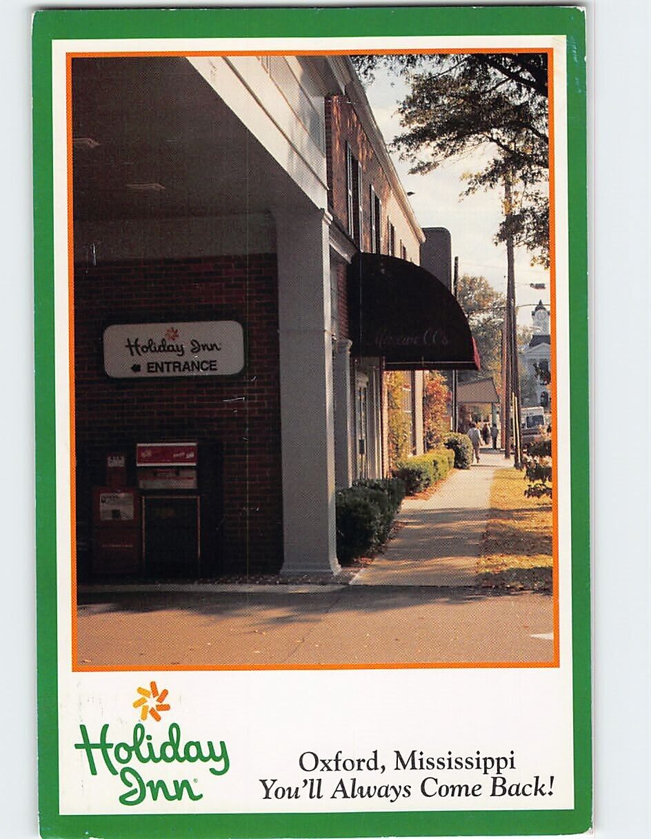 Postcard Youll Always Come Back Holiday Inn Oxford Mississippi USA