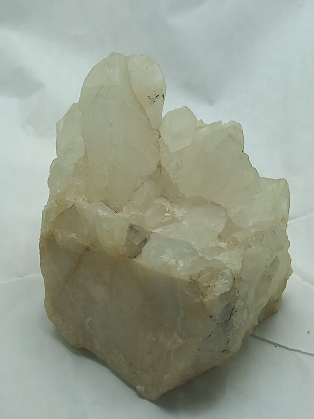 Natural White Calcite Crystal Cluster Piece 7cm x 6cm