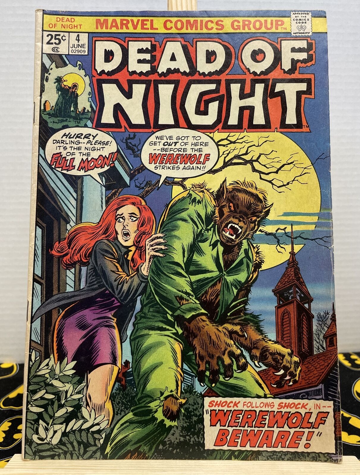 Dead of Night #4 Marvel Comic MCG VG/FINE Book Stan Lee Horror Scary Book Vin