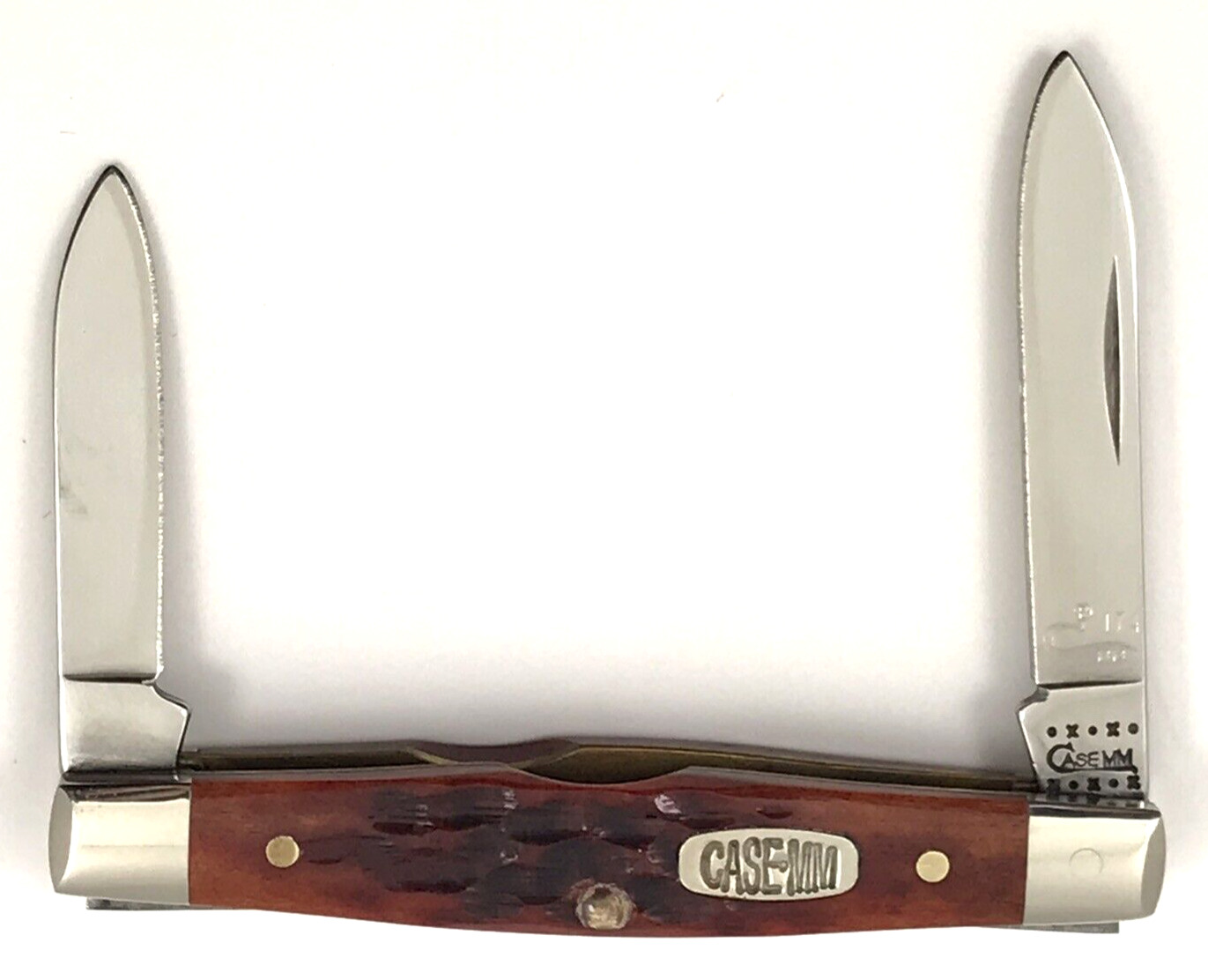 174/500 Case XX Millennium Pen Knife CHESTNUT BONE 62042 SS 9902-RX