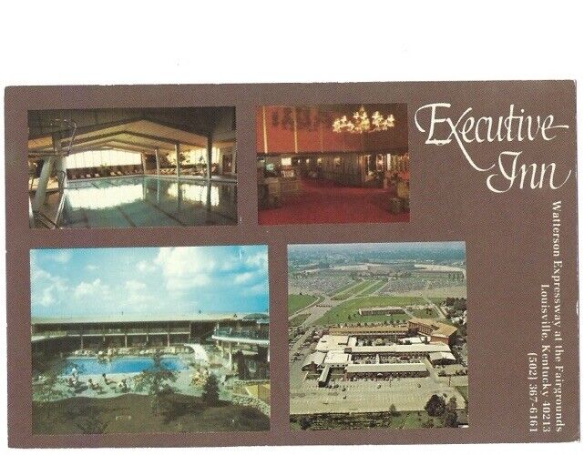 Postcard - Executive Inn - Louisville Kentucky KY- c1960