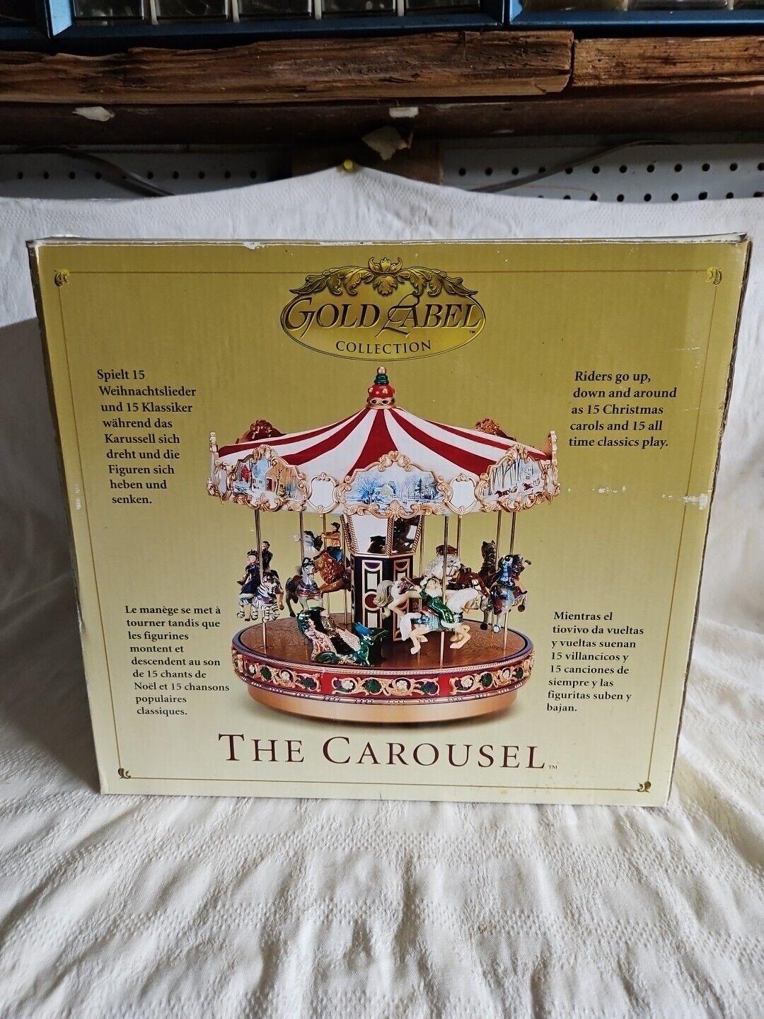 Mr Christmas Gold Label Musical The Carousel  Edition 15 Songs