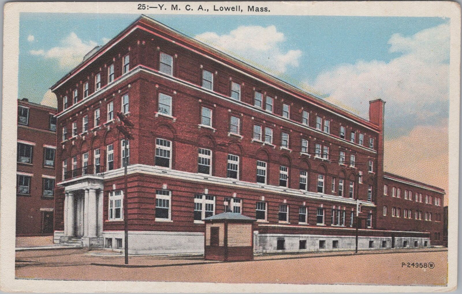 Y.M.C.A., Lowell, Massachusetts  Postcard