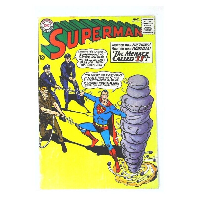 Superman (1939 series) #177 in Fine minus condition. DC comics [d}