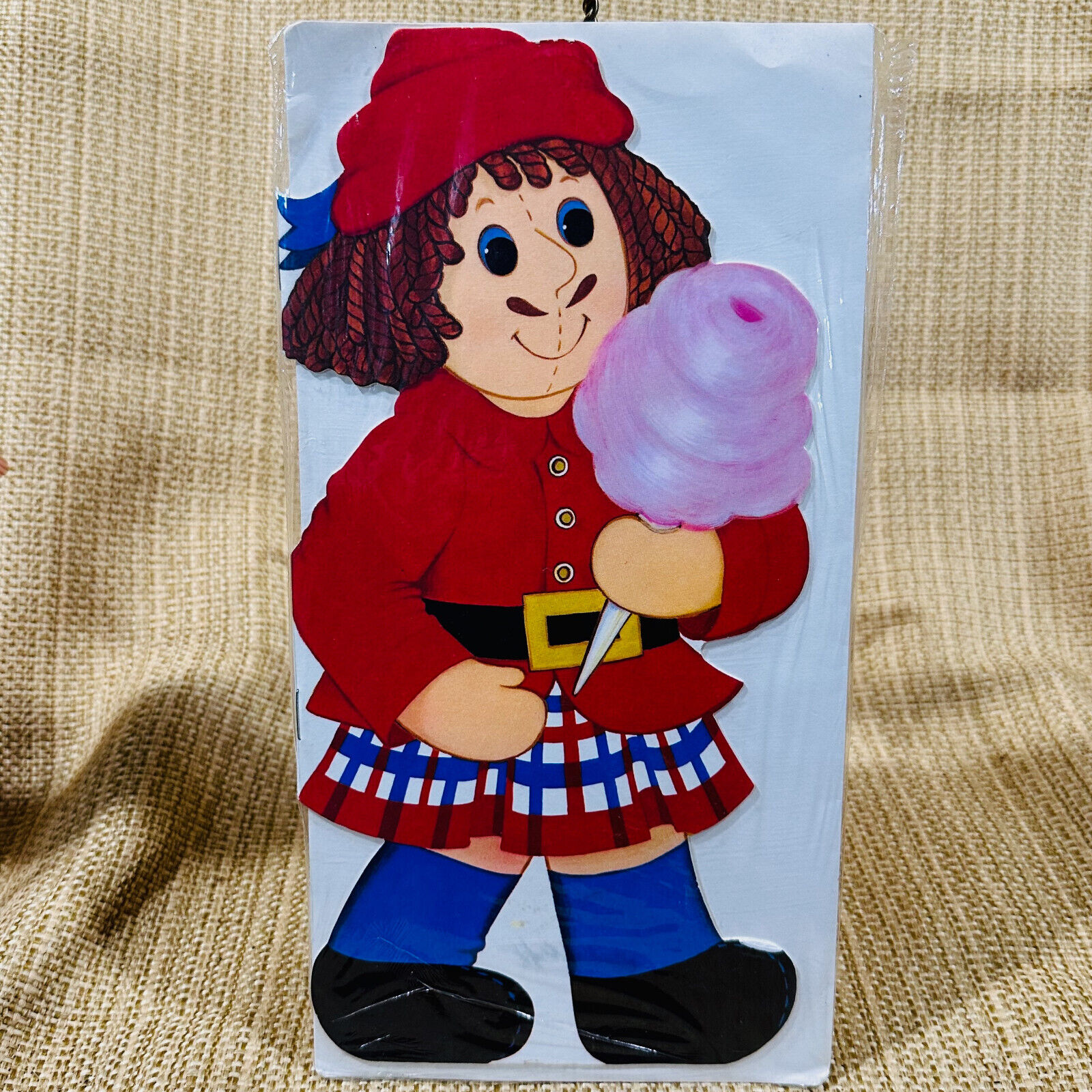 Vintage 1974 Hallmark Uncle Clem\'s Carnival Raggedy Ann & Andy Storybook Card