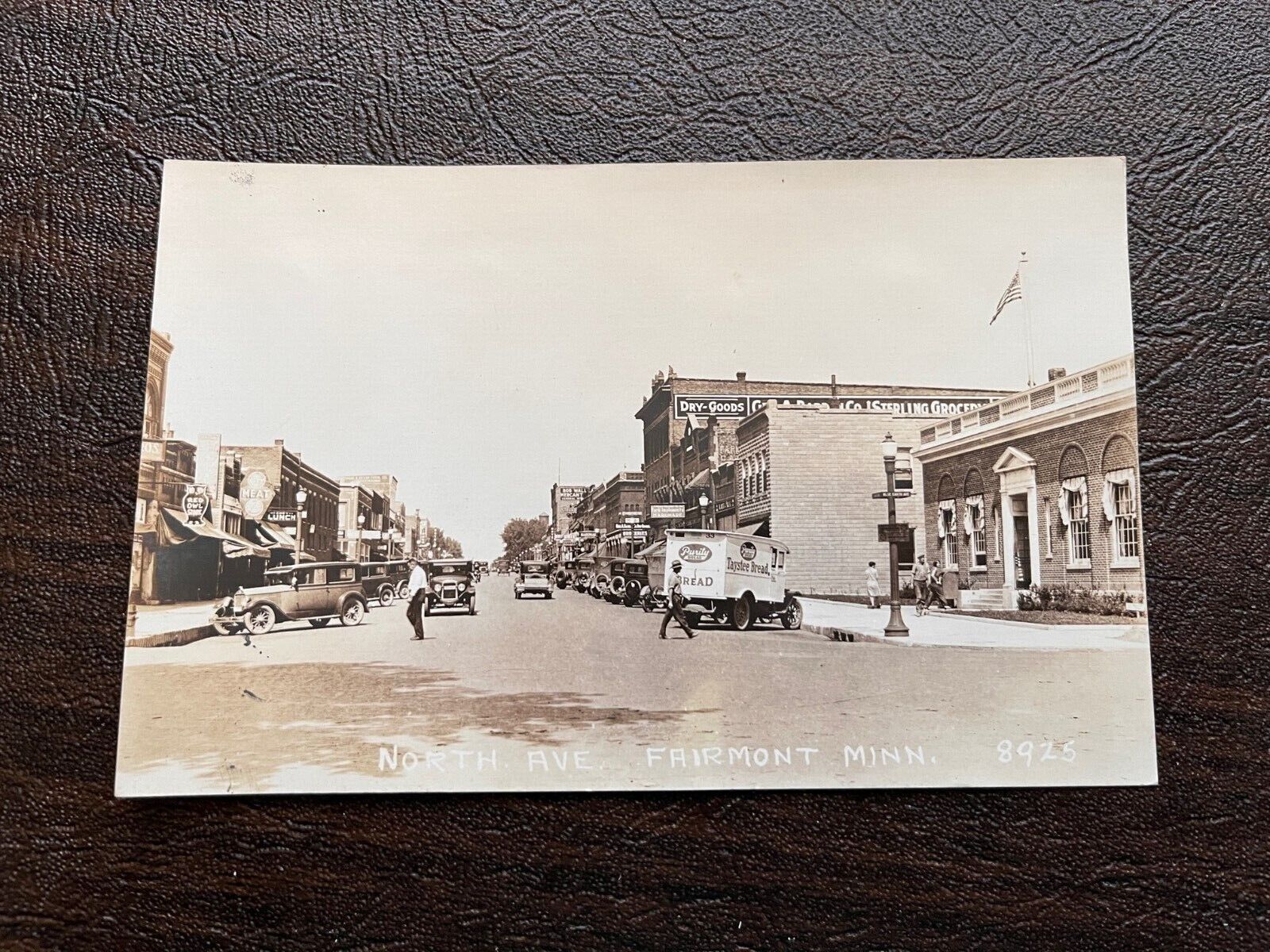 RPPC Fairmont Minnesota Street Scene Business District 1920s/30s era