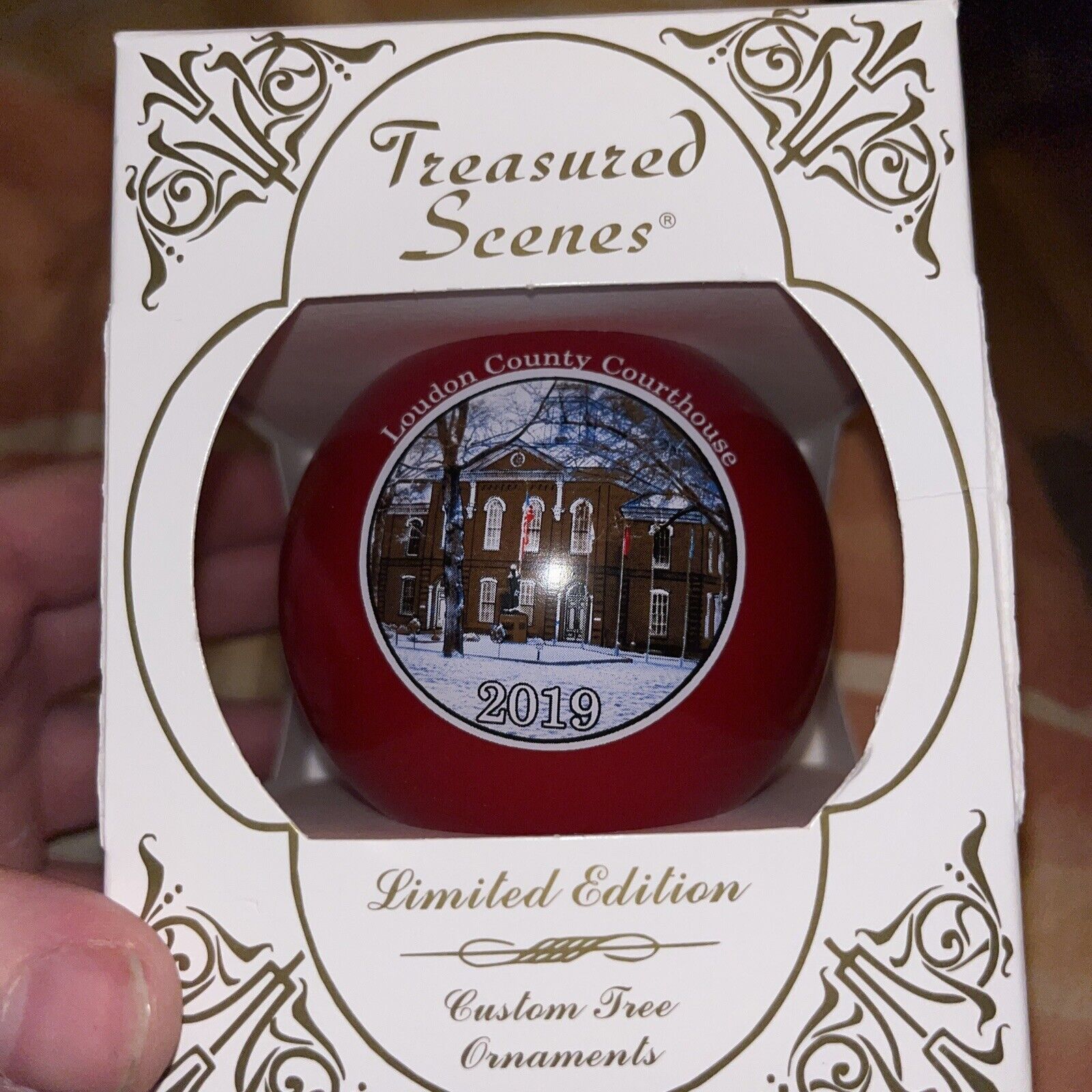 Loudon County Courthouse Tennessee Christmas Ornament - Court House 2019