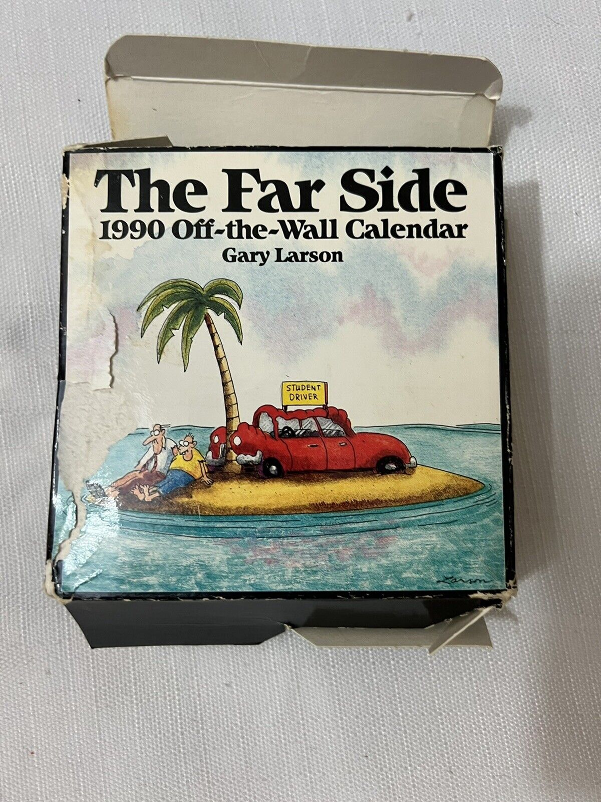 Vintage Far Side Off The Wall Desk Calendar 1990 Gary Larson