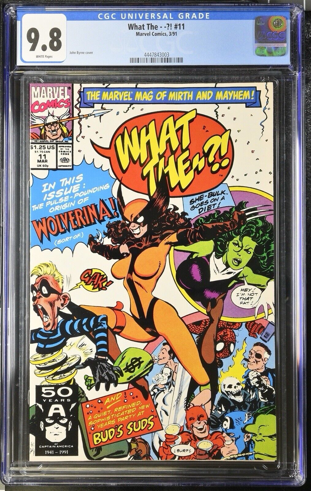 What The—? 11 CGC 9.8 WP Wolverina Cover