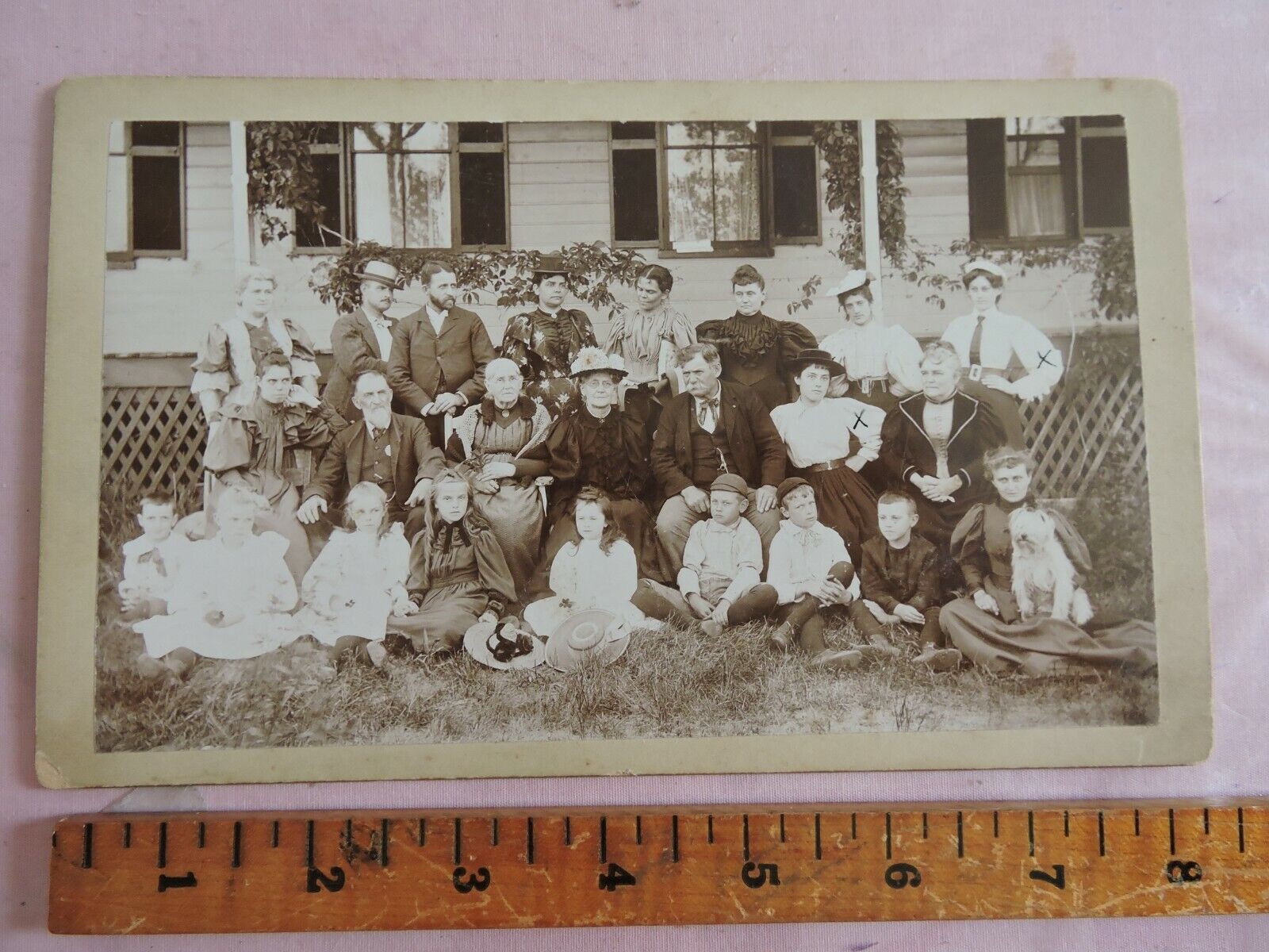 Orig c.1898 Ocean Park Granite State House New Hampshire Cabinet Photo 5x8 Photo