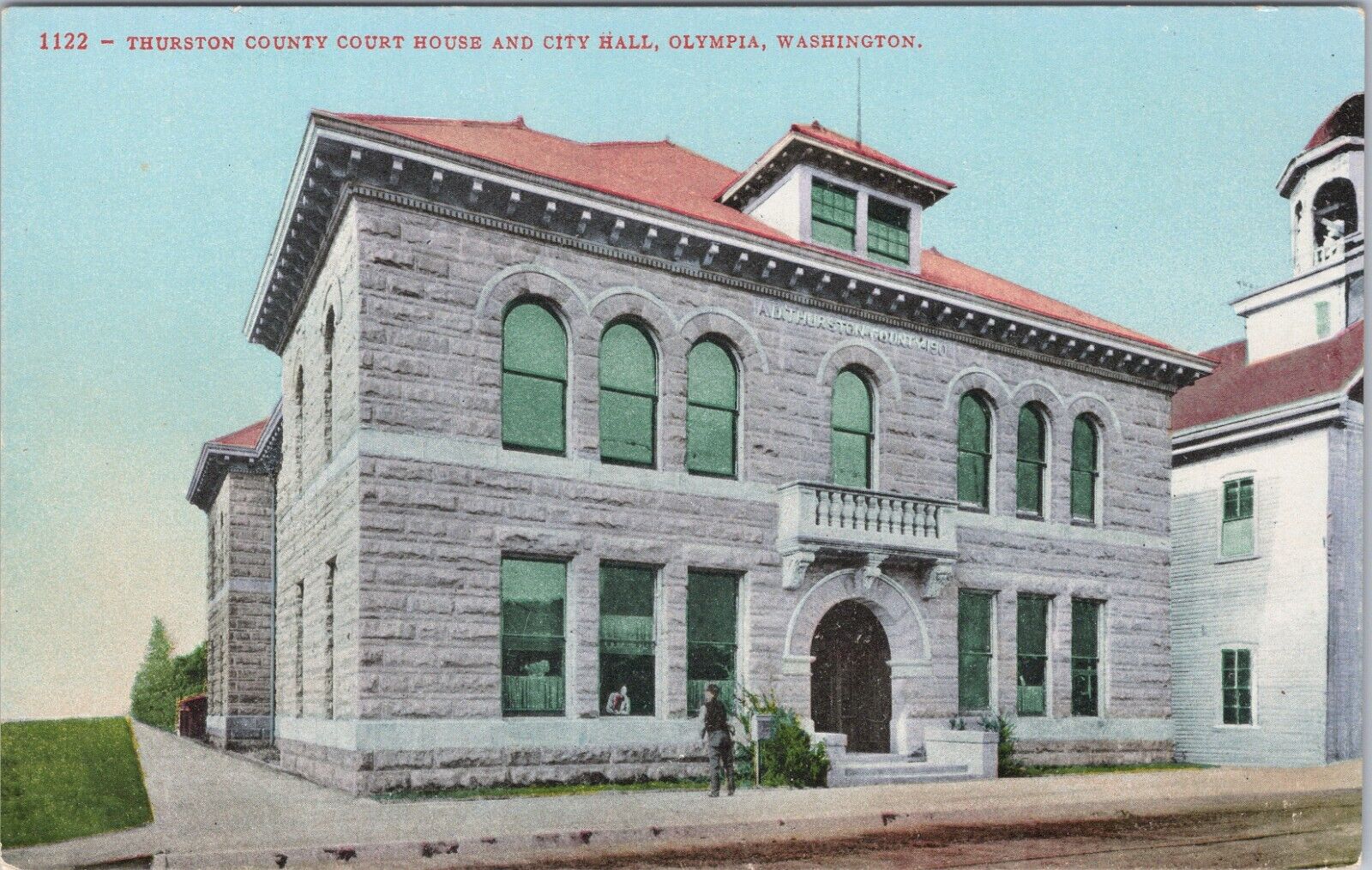 1910 ERA - THURSTON COUNTY COURT HOUSE AND CITY HALL, OLYMPIA, WASHINGTON