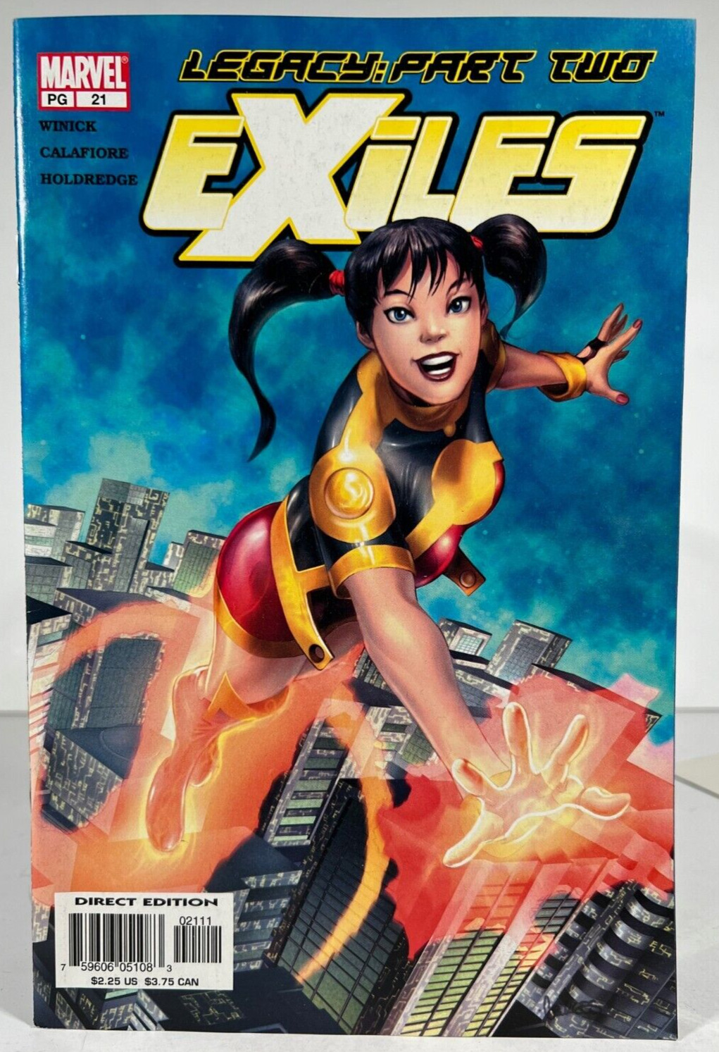 EXILES Legacy: Part Two Vol.1 #21 March 2003  Marvel Comics