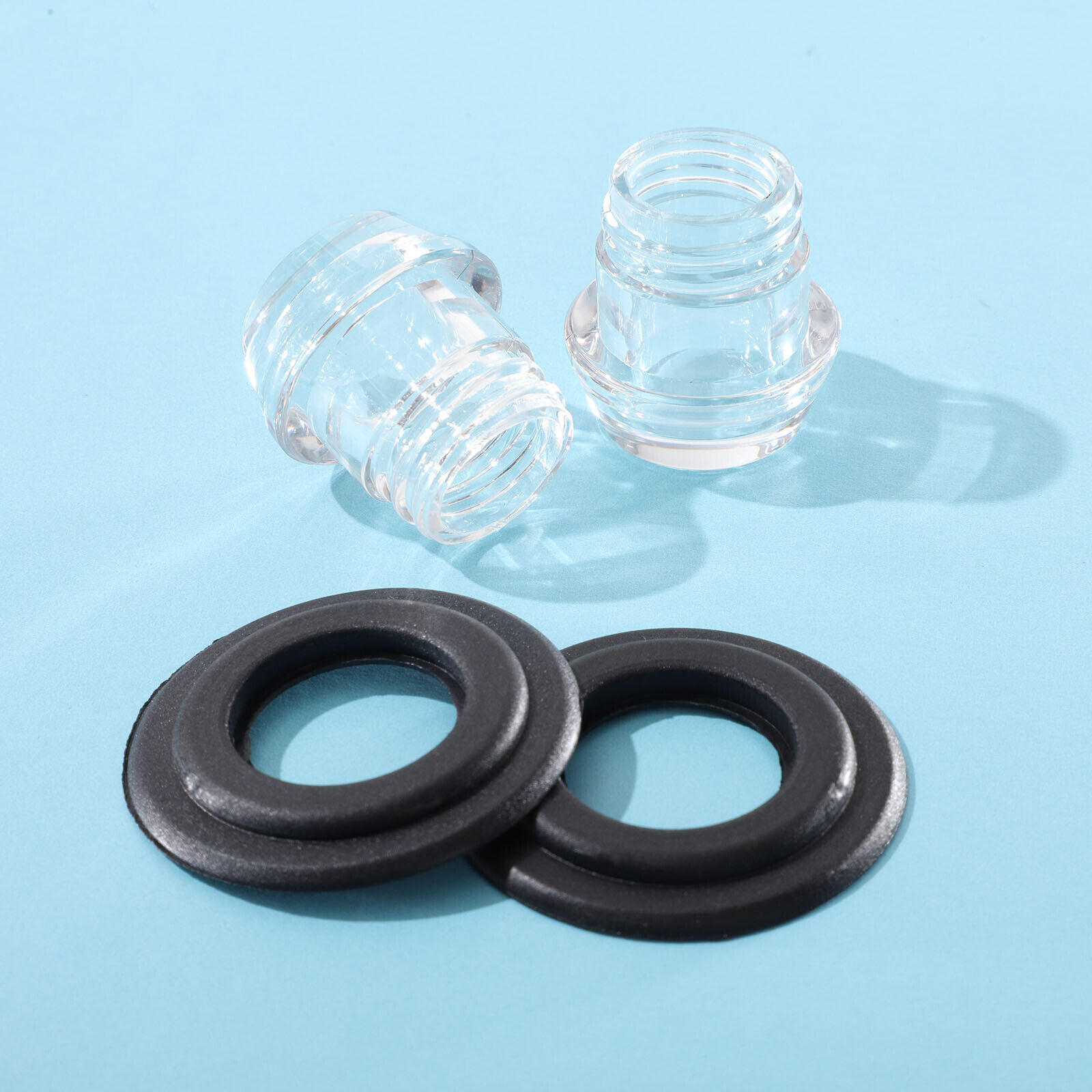 2Pcs Plastic Knob Top Washer Ring for Most,Coffee Percolators Coffee Pot Top