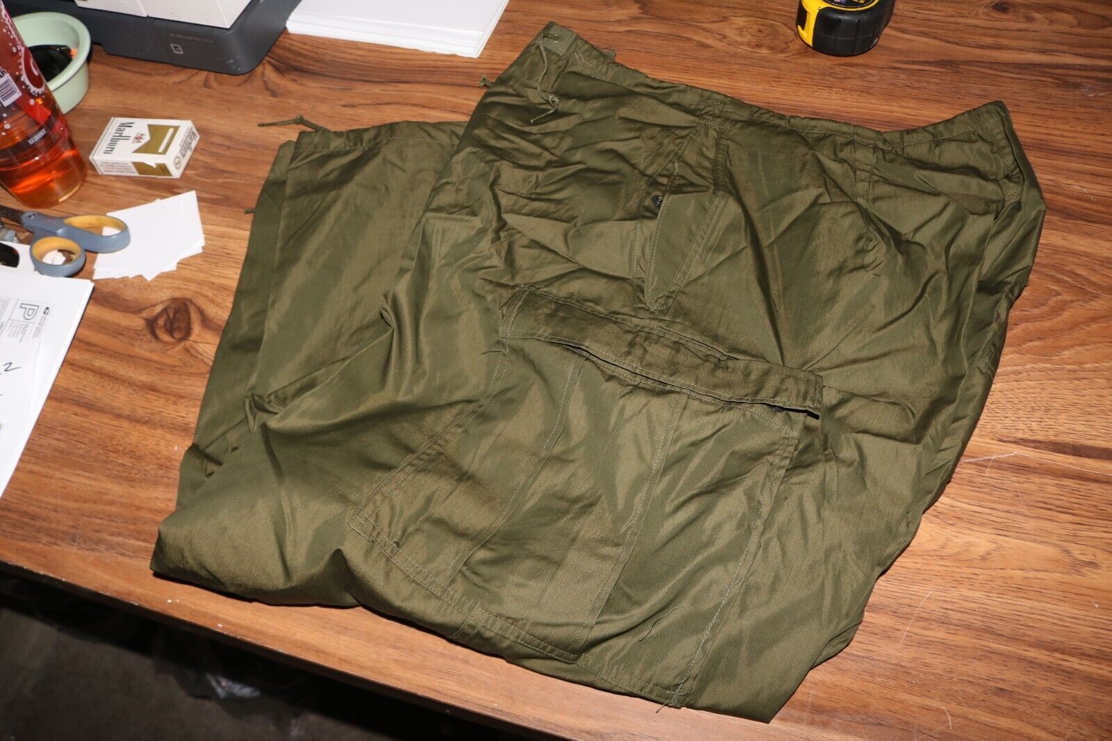 NOS unissued USGI Korean War M1951 arctic trouser shell pants sz Medium Reg