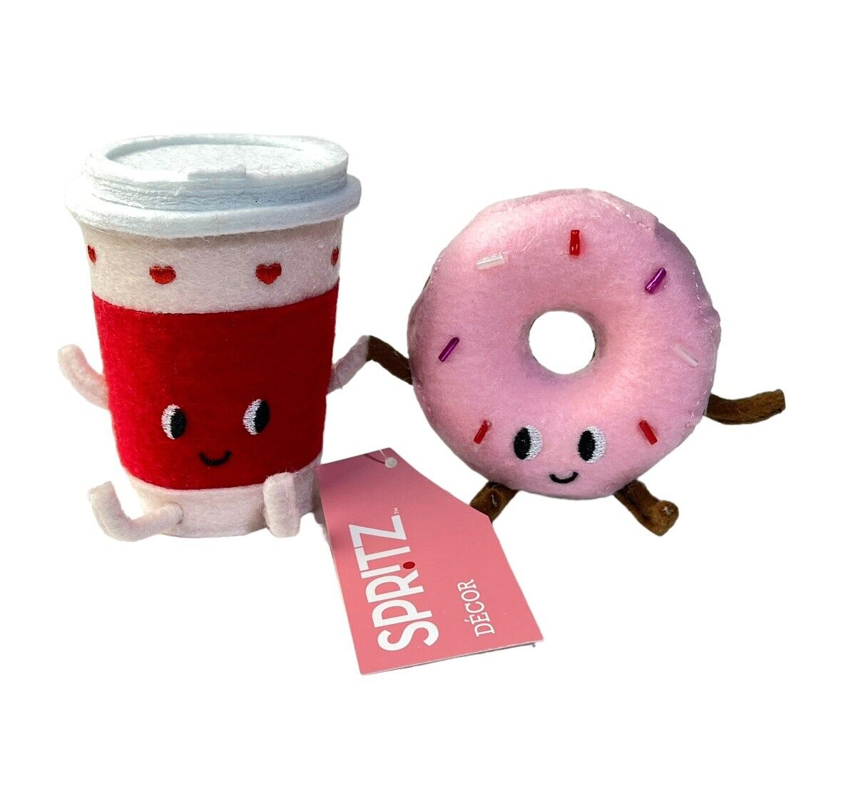 Spritz Duo Figure Coffee & Donut Love Couple Pair Decor 2024 NEW