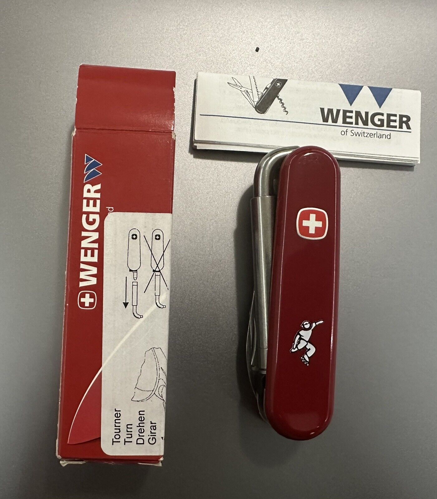Wenger/ Victorinox SAK Swissroller Rollerblade Knife Vintage