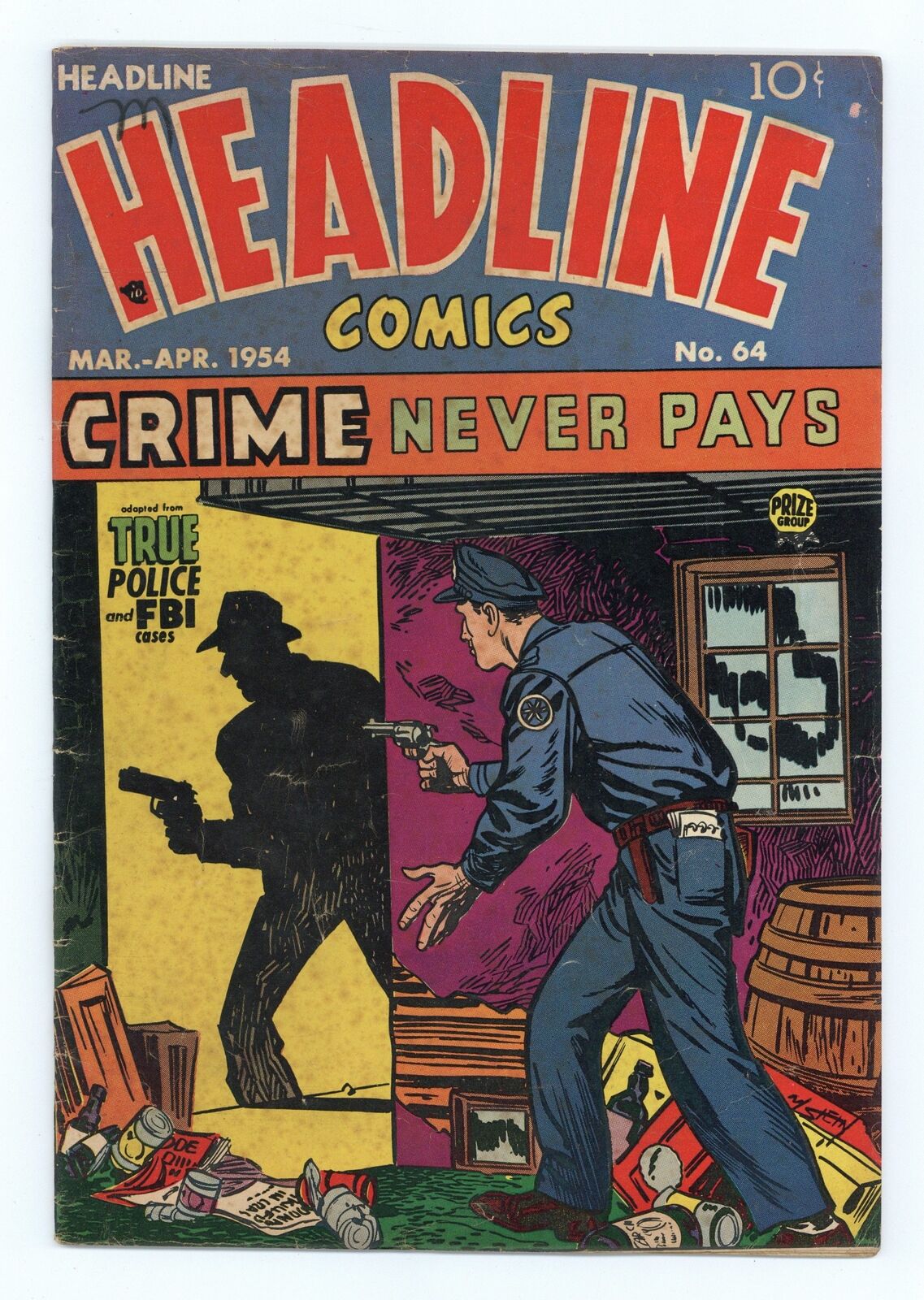Headline Comics #64 GD/VG 3.0 1954