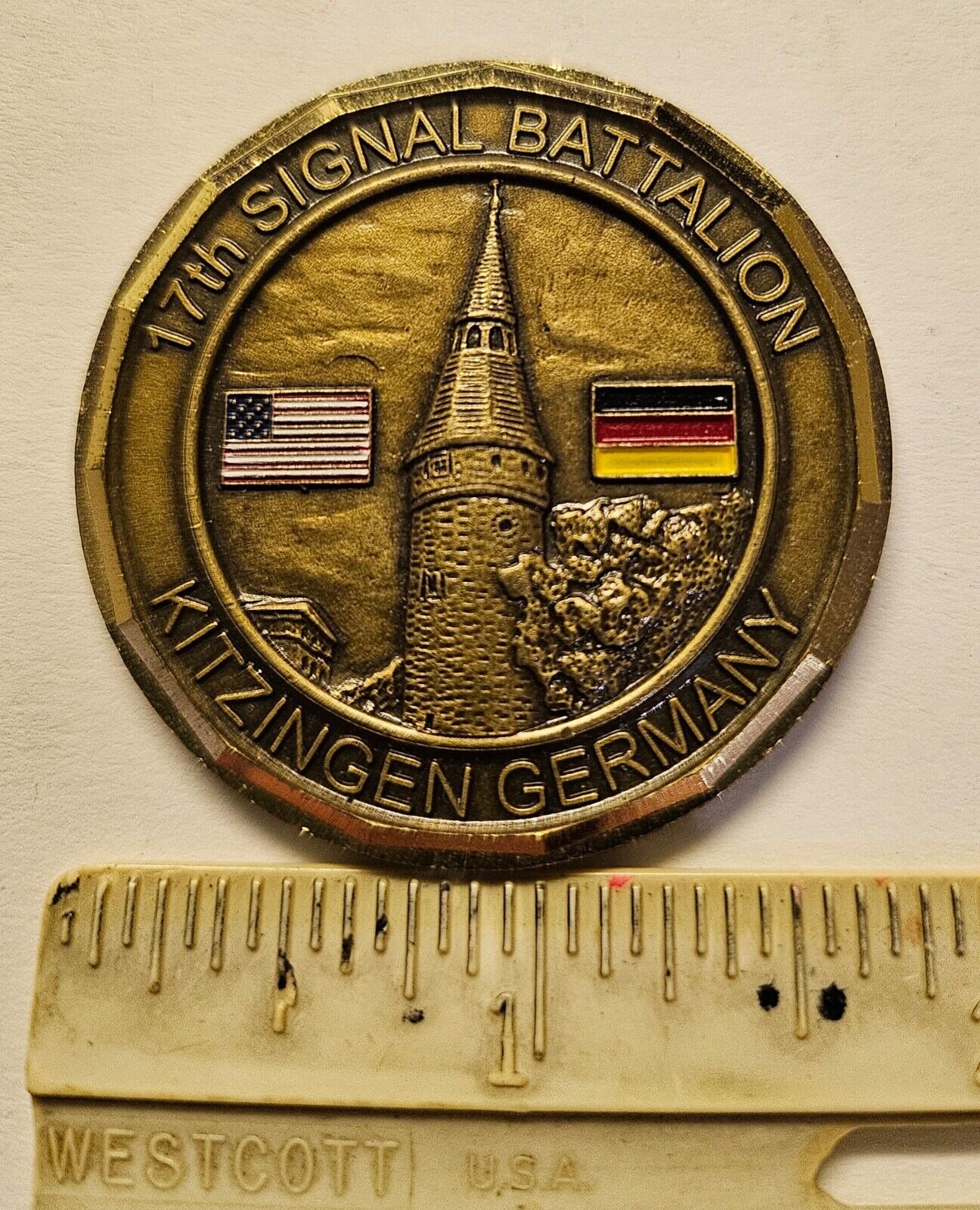 17th Signal Battalion, Kitzingen, Germany Military Challenge Coin