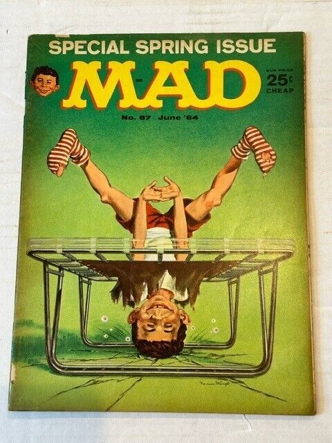 MAD Magazine June 1964 Issue No. 87 SPECIAL SPRING ISSUE Vintage