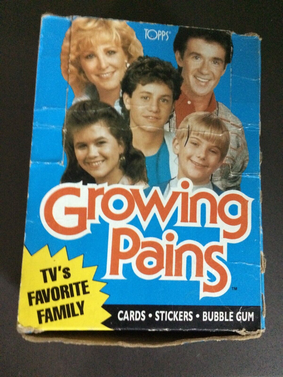 1988 TOPPS GROWING PAINS WAX BOX - 