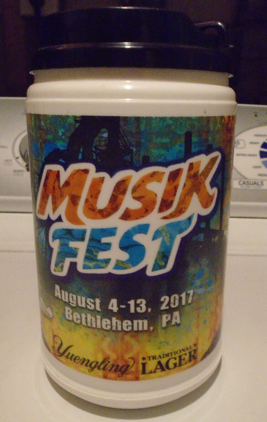 Musikfest Mug 2017 Beer Plastic Cup Souvenir Bethlehem PA