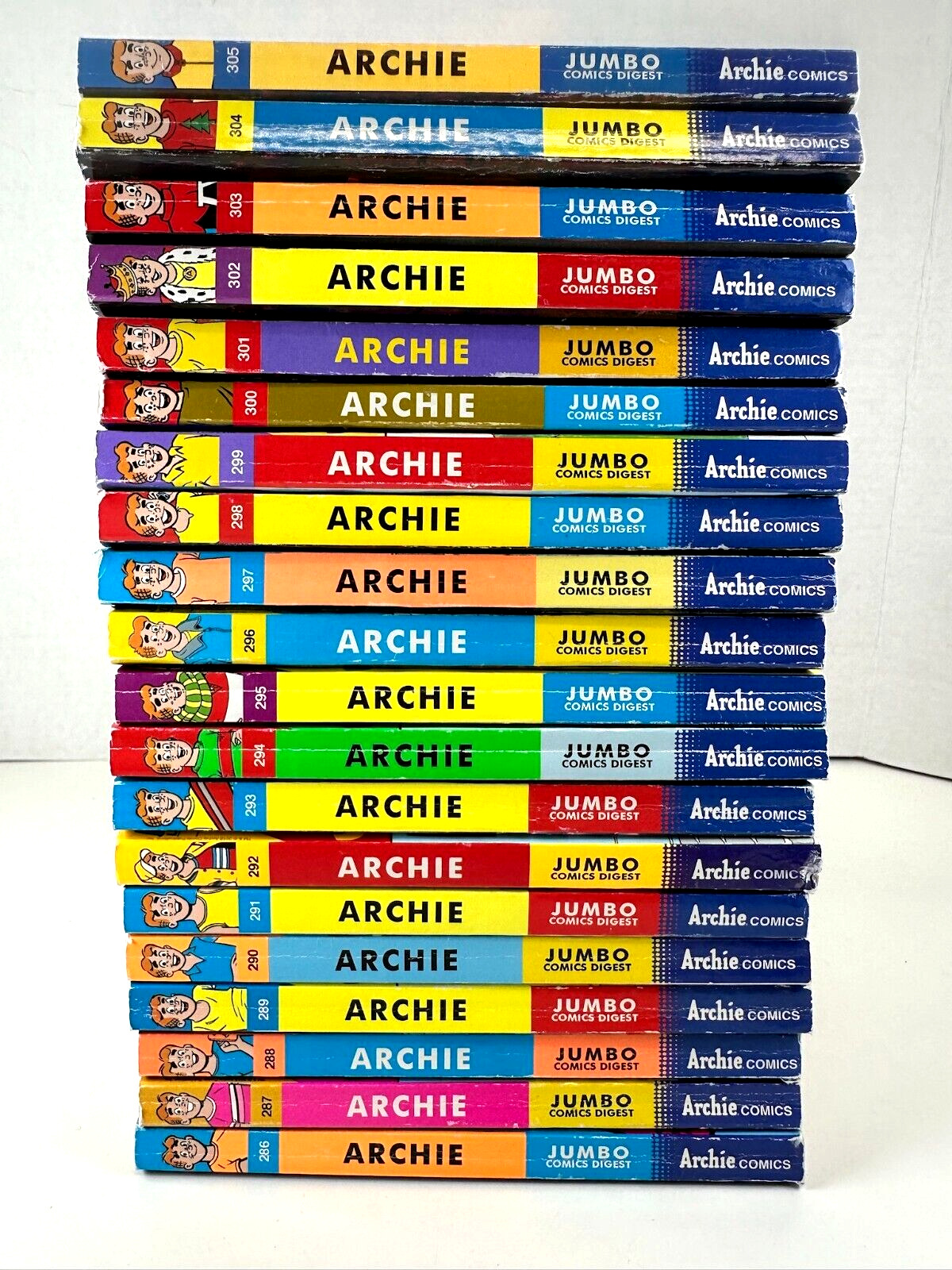 World of Archie Jumbo Comics Digest Lot of 20 Comic Books # 286~305
