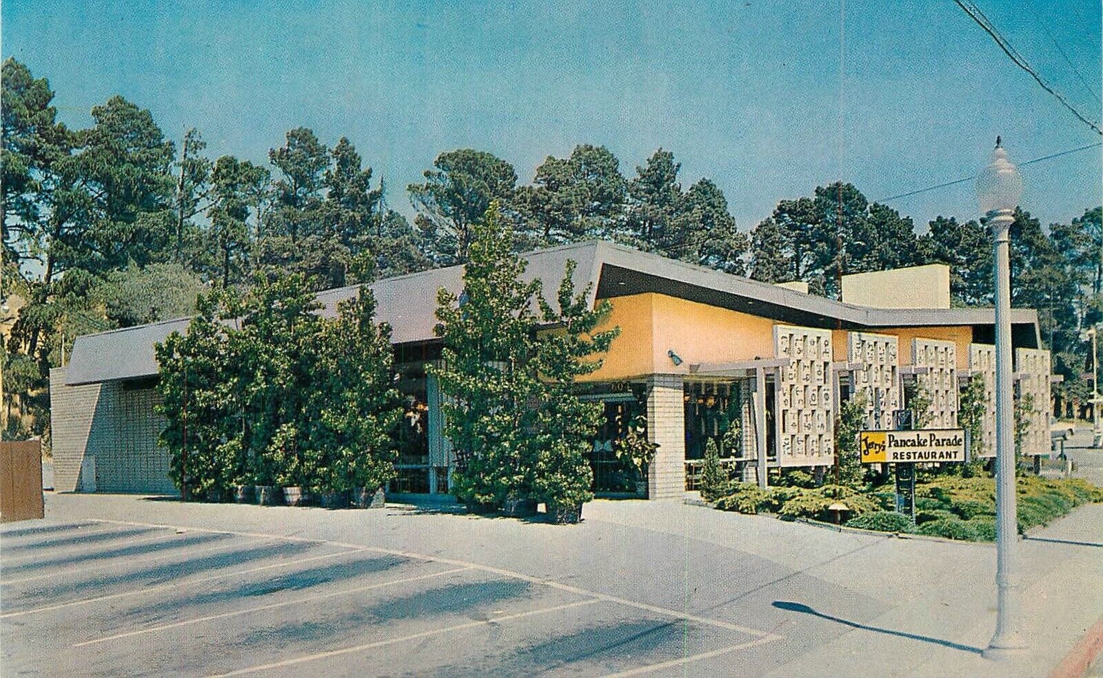 Postcard 1950s California San Leandro Jerry's pancake restaurant Bob 22-13933