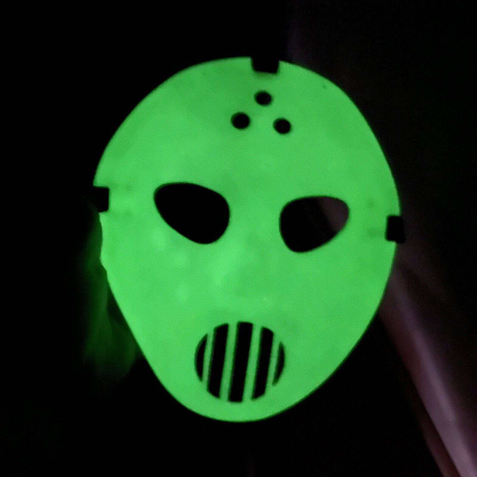 Vtg Jason Friday the 13th Mask Glow In The Dark Fun Workd #9212