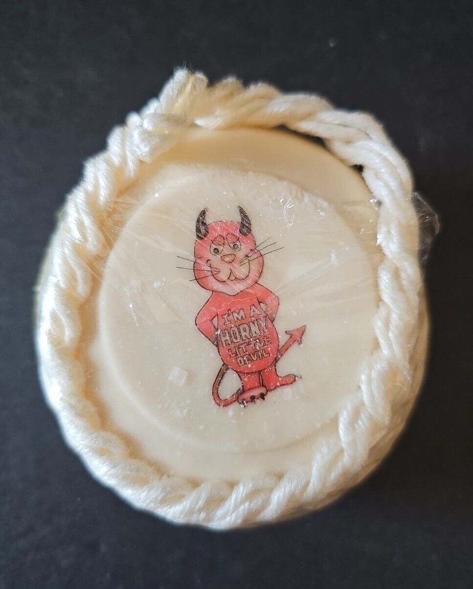 Vintage 1970s “I\'m A Horny Little Devil” Soap on a Rope