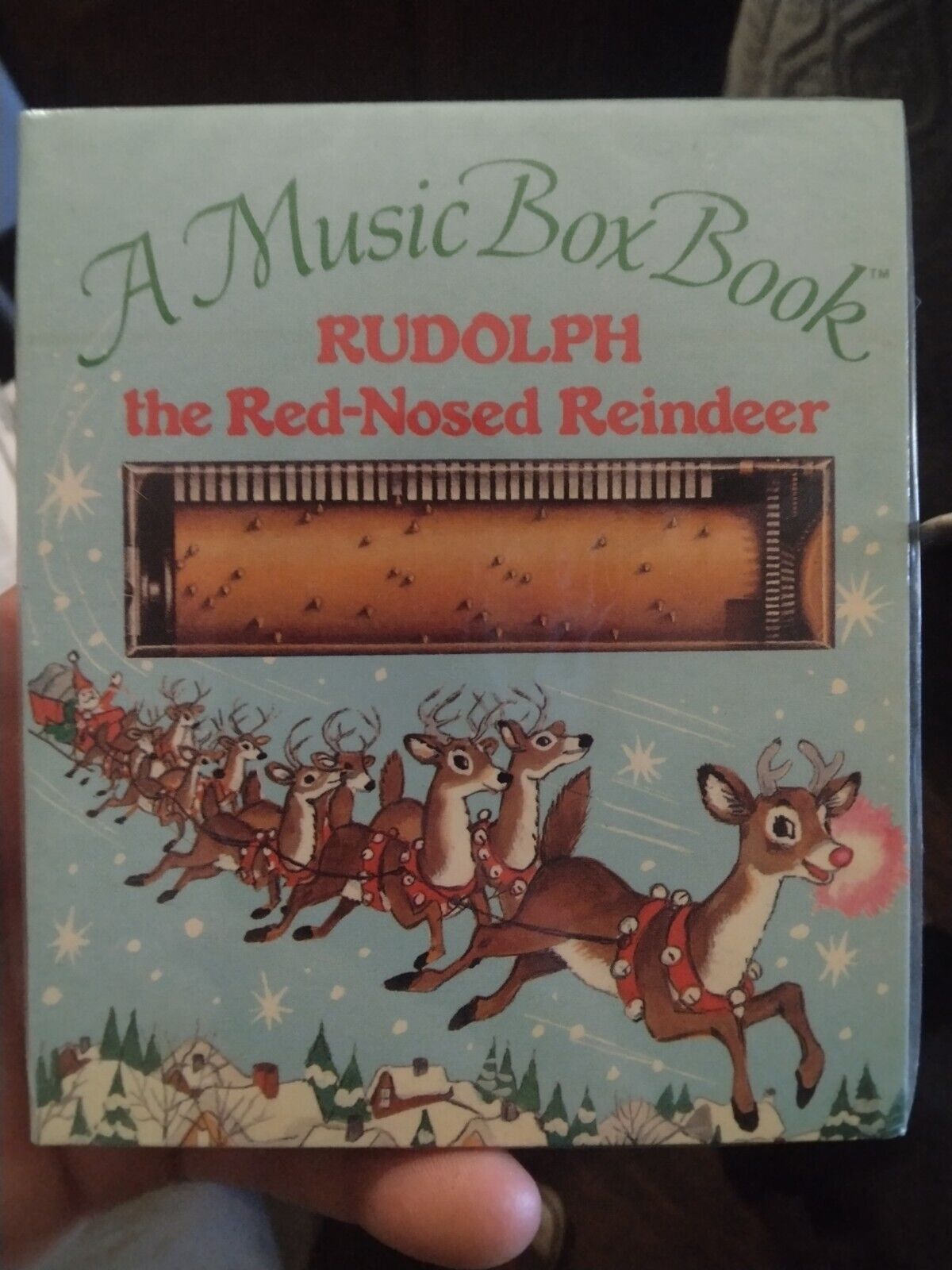 Music Box Book - Rudolf The Red Nose Reindeer