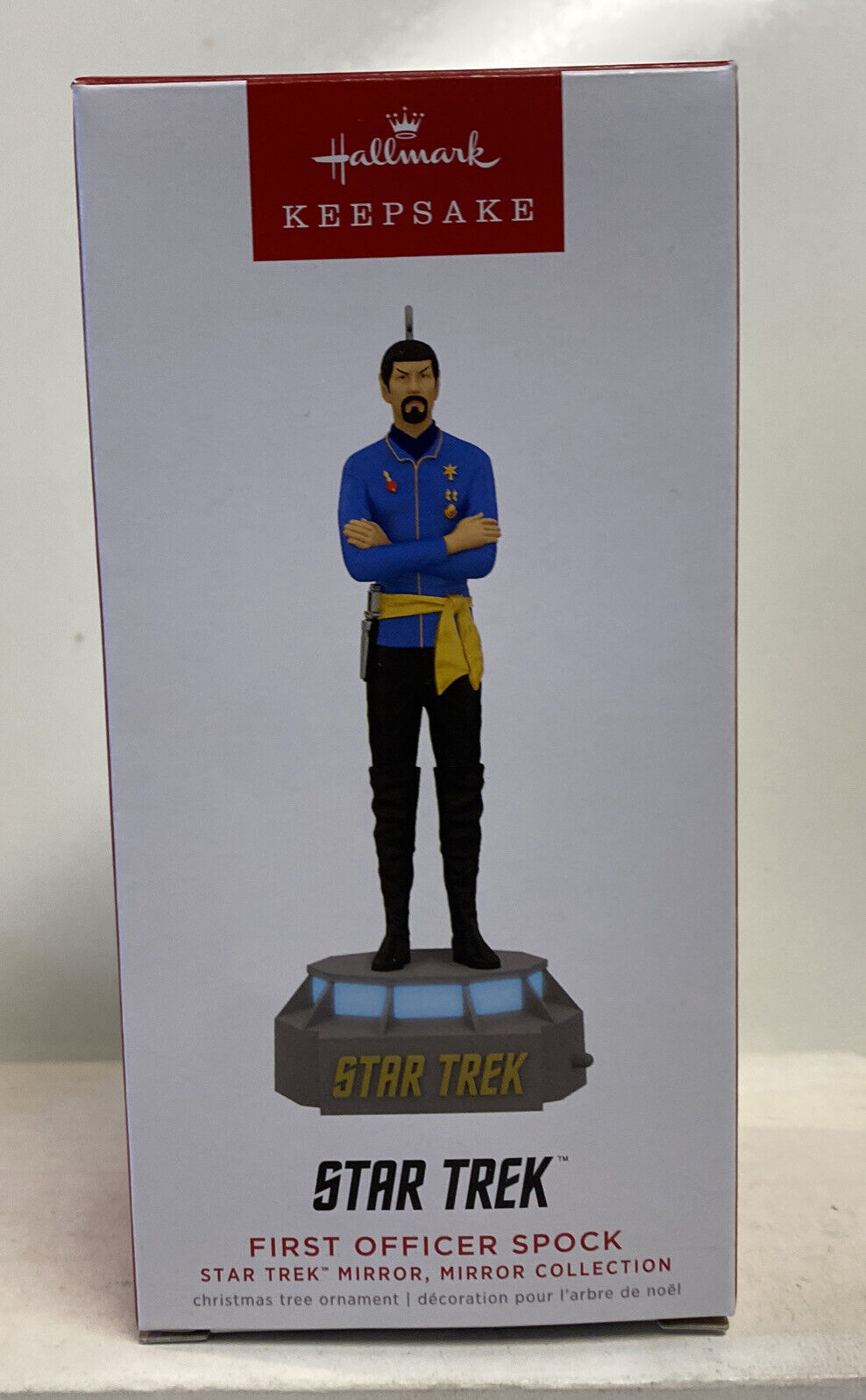 2022 Hallmark Keepsake Star Trek First Officer Spock Mirror Mirror Ornament