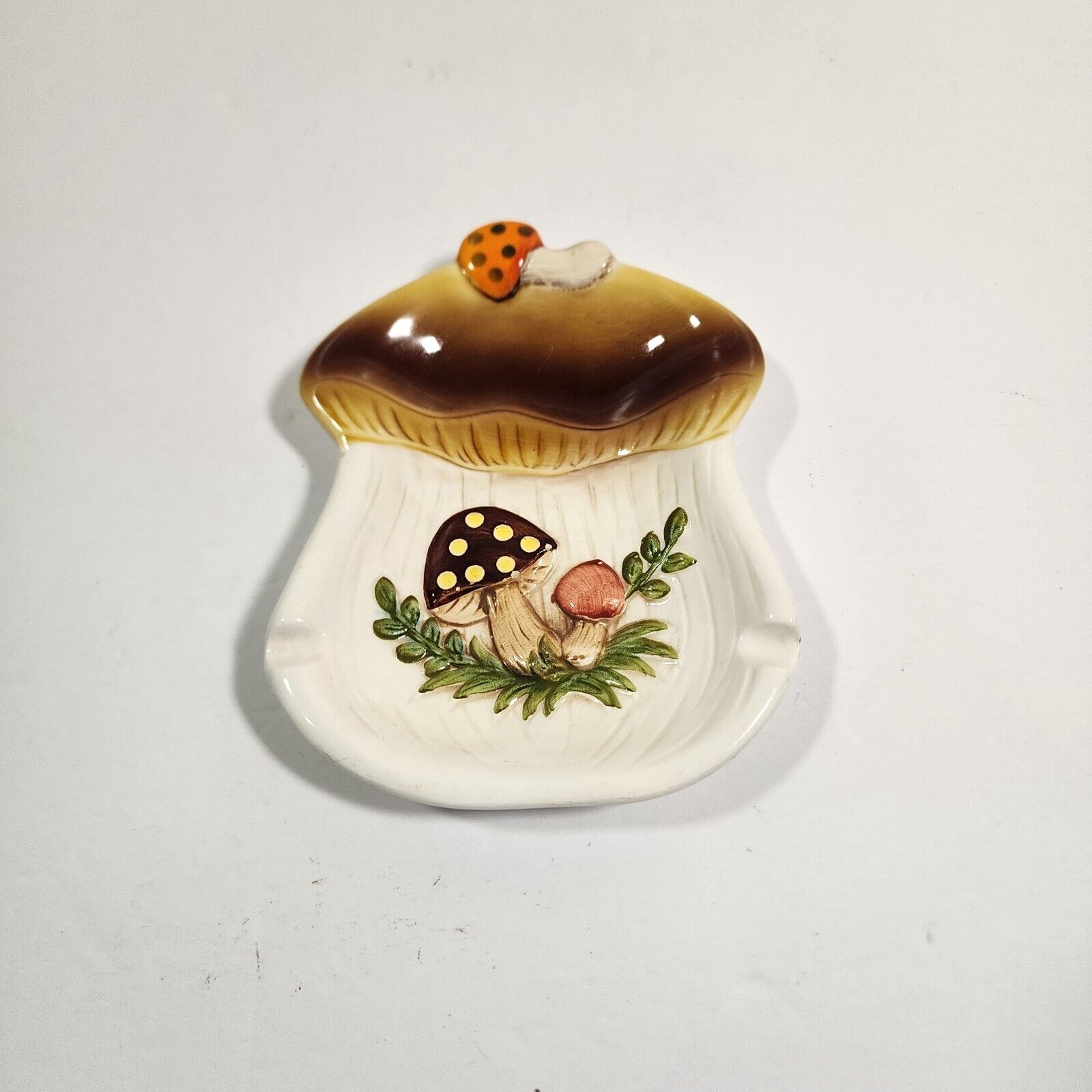 Vintage Sears Roebuck Merry Mushroom Ashtray Ceramic 1978 Japan RARE