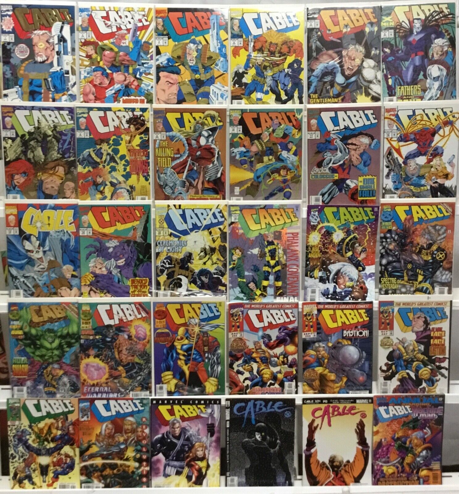 Marvel Comics Cable Comic Book Lot of 30 1993